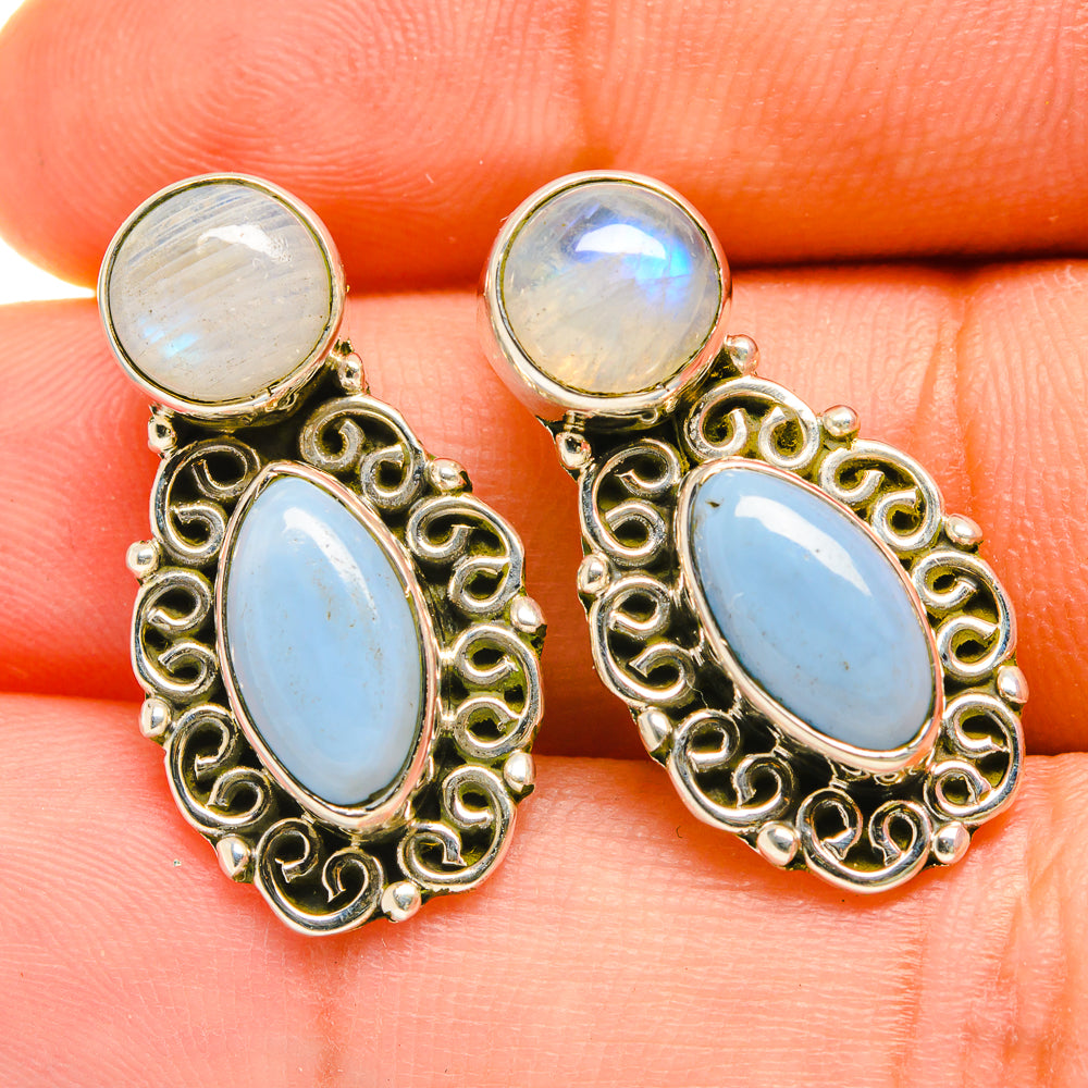 Owyhee Opal Earrings handcrafted by Ana Silver Co - EARR418555