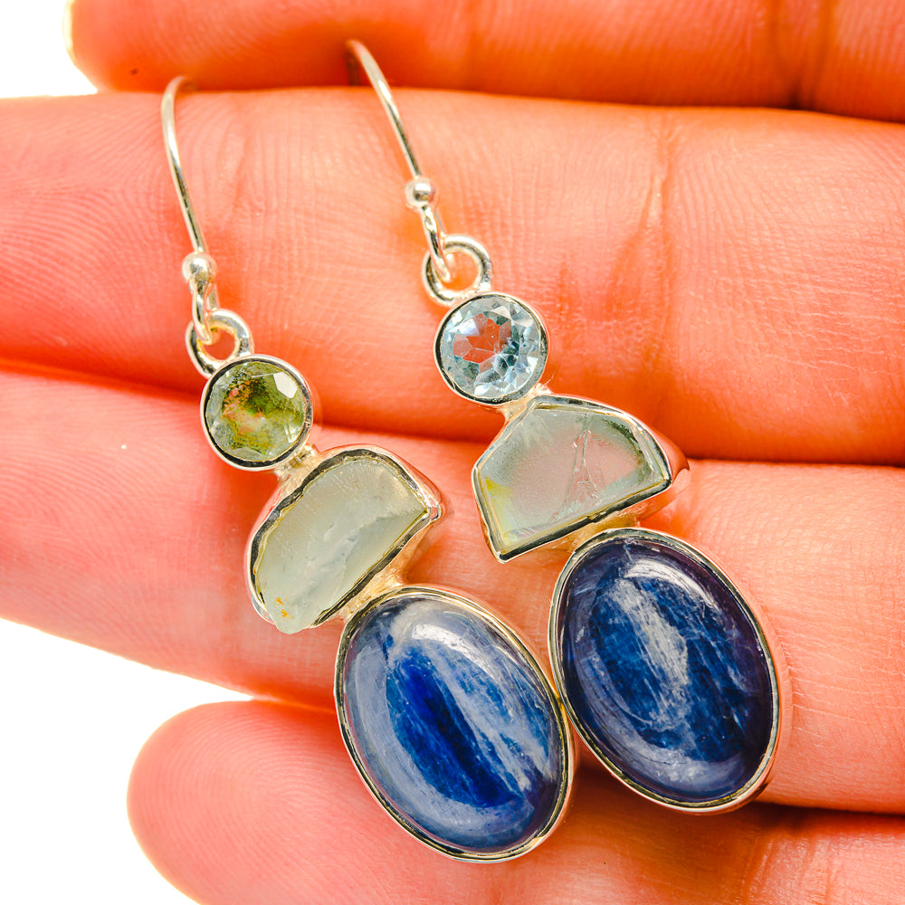 Kyanite Earrings handcrafted by Ana Silver Co - EARR418560