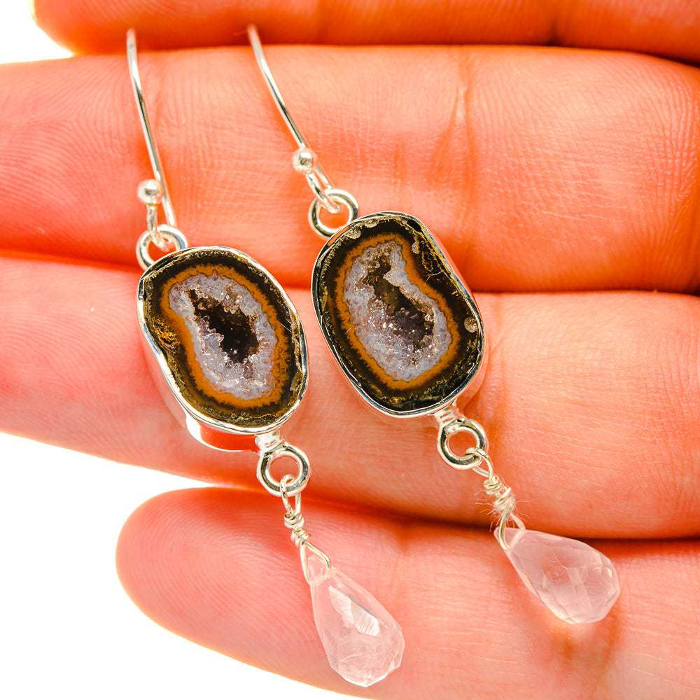 Occo Geode Earrings handcrafted by Ana Silver Co - EARR418561