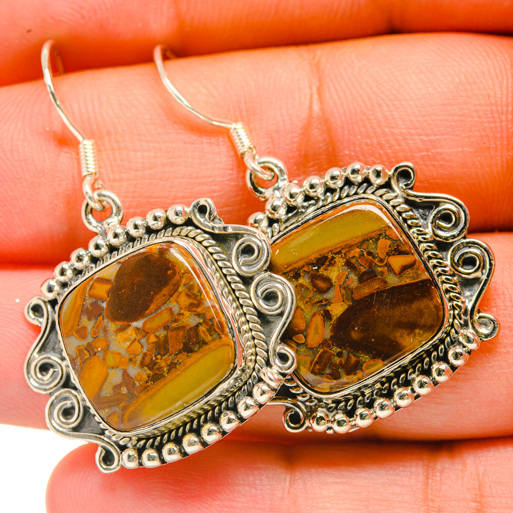 Bauxite Earrings handcrafted by Ana Silver Co - EARR418563