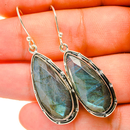 Labradorite Earrings handcrafted by Ana Silver Co - EARR418564