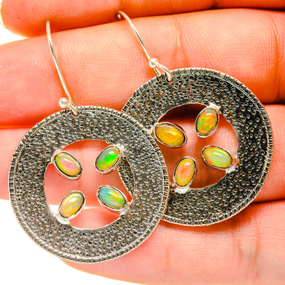 Ethiopian Opal Earrings handcrafted by Ana Silver Co - EARR418574