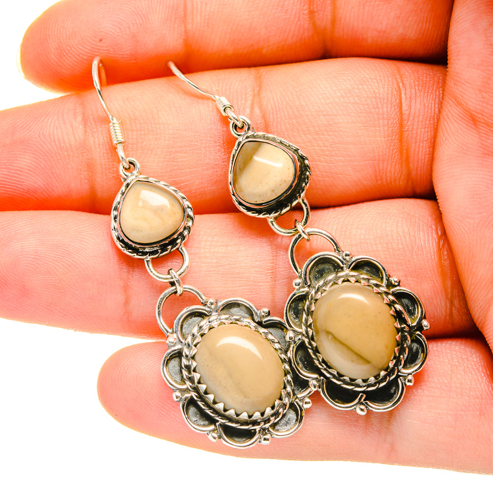 Imperial Jasper Earrings handcrafted by Ana Silver Co - EARR418587