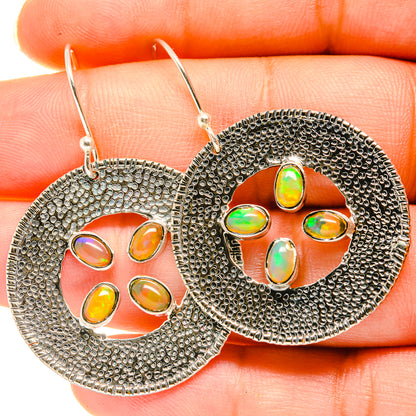 Ethiopian Opal Earrings handcrafted by Ana Silver Co - EARR418597
