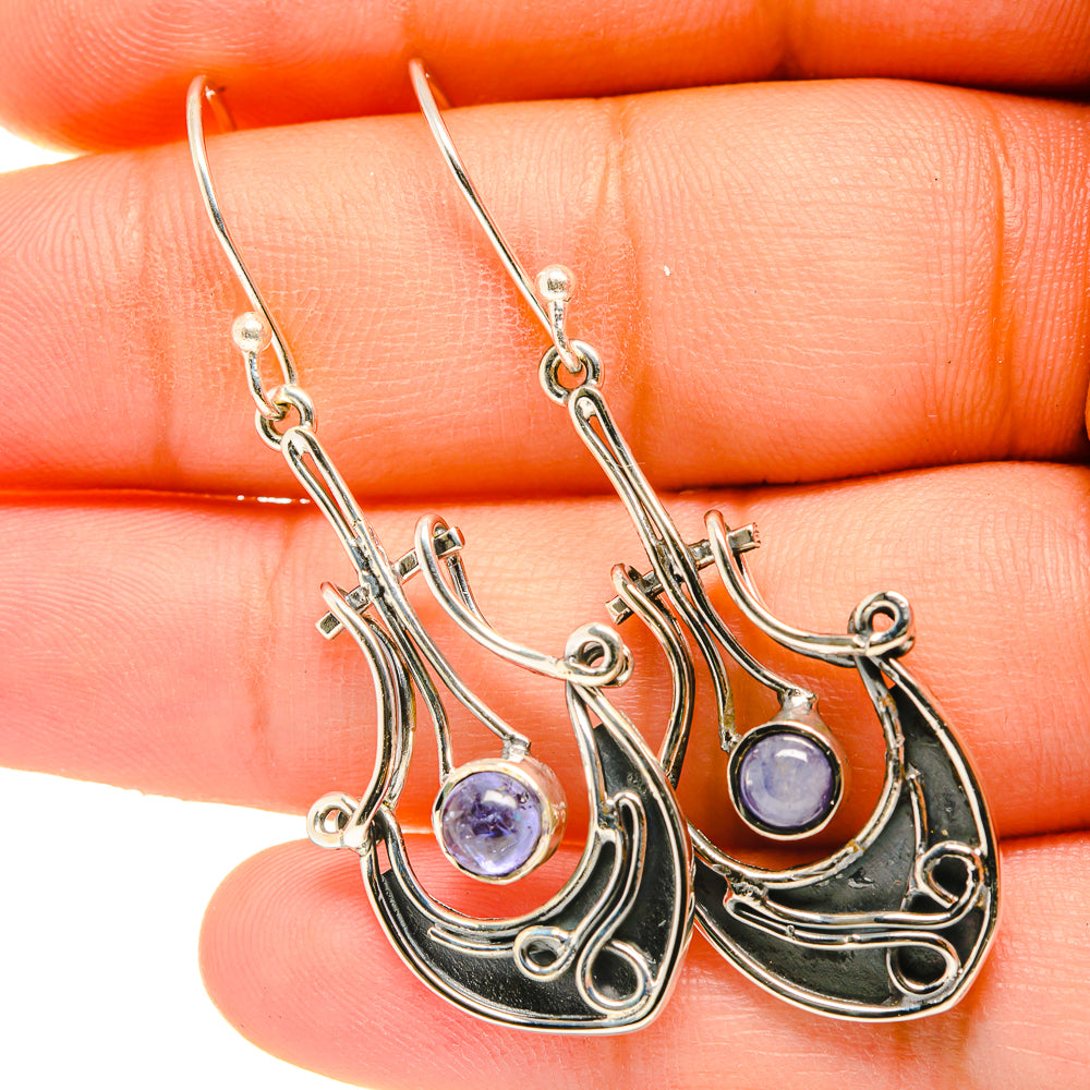 Tanzanite Earrings handcrafted by Ana Silver Co - EARR418599