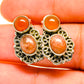 Sunstone Earrings handcrafted by Ana Silver Co - EARR418600