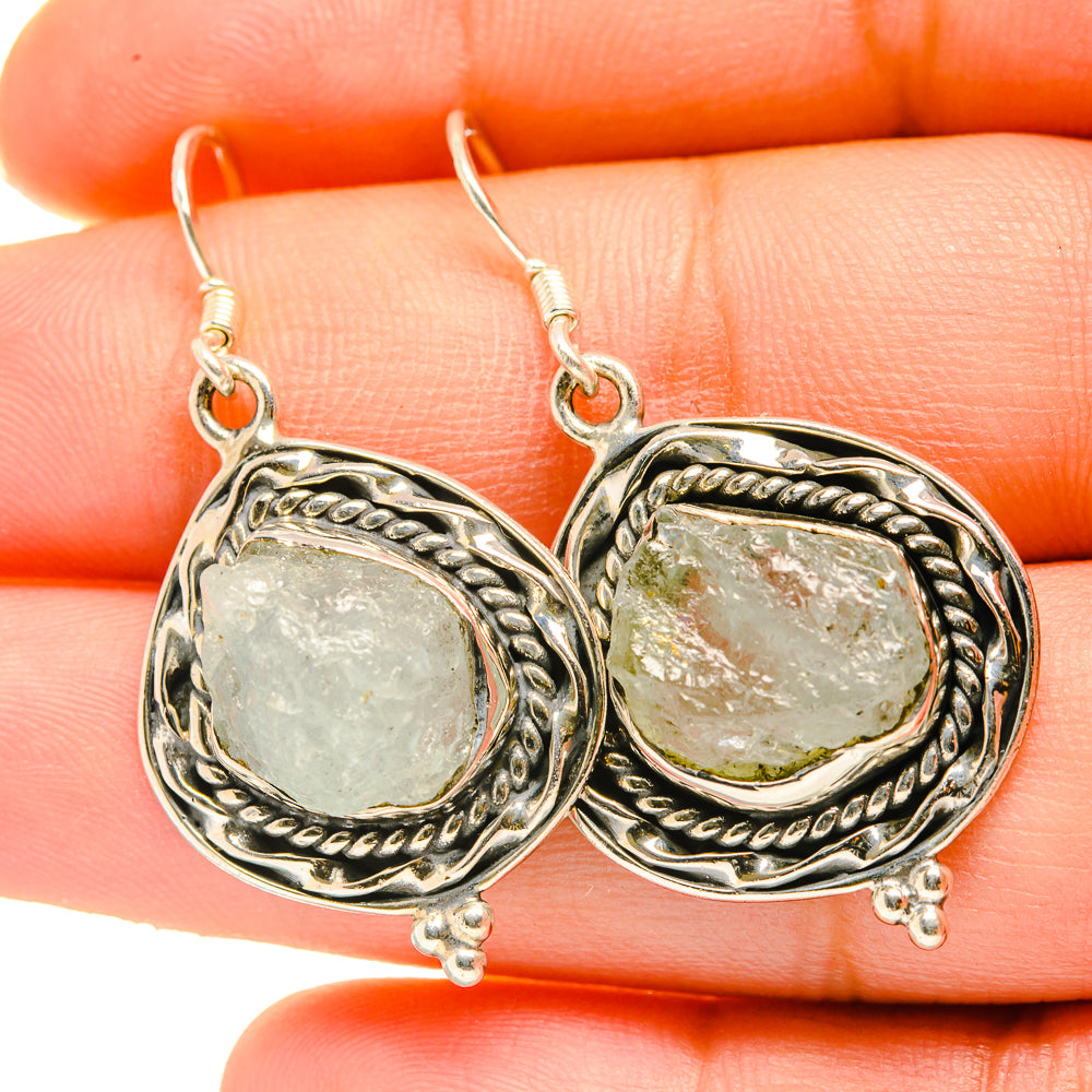 Aquamarine Earrings handcrafted by Ana Silver Co - EARR418608