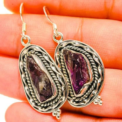 Amethyst Earrings handcrafted by Ana Silver Co - EARR418634