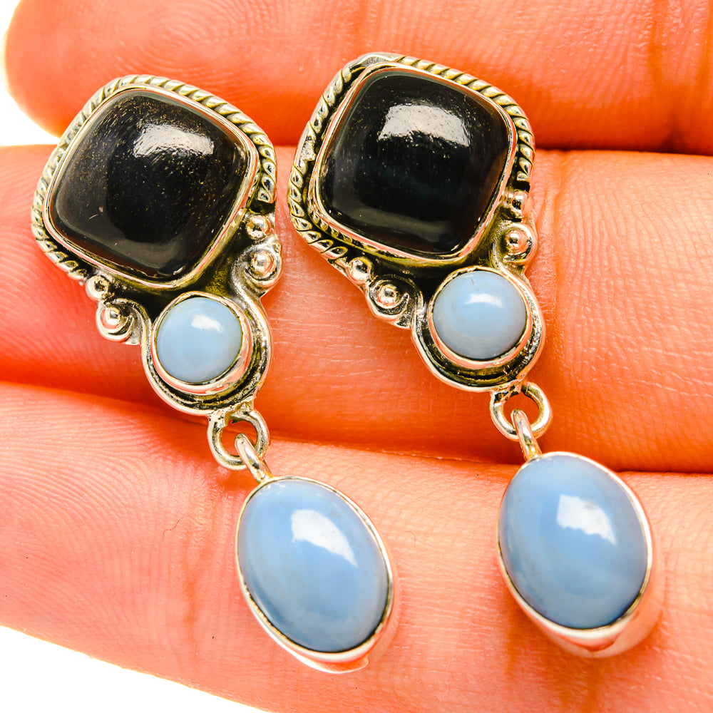 Owyhee Opal Earrings handcrafted by Ana Silver Co - EARR418647