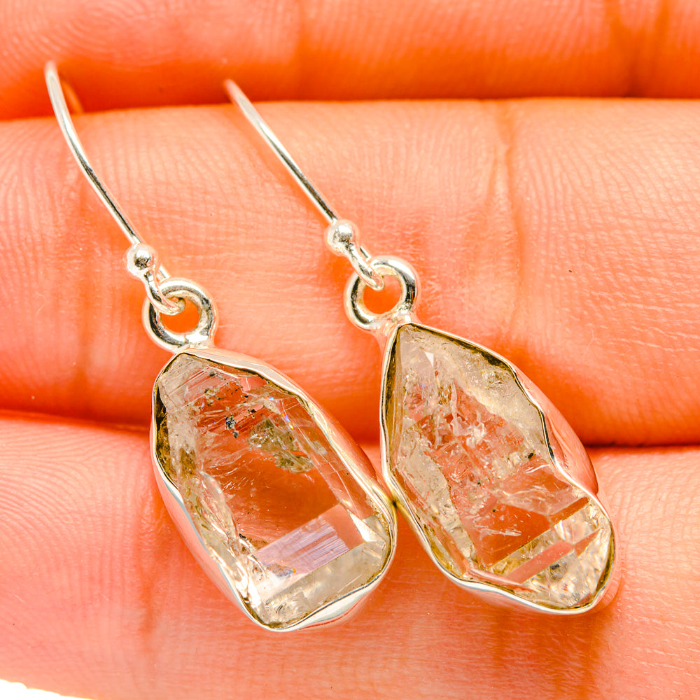 Herkimer Diamond Earrings handcrafted by Ana Silver Co - EARR418653