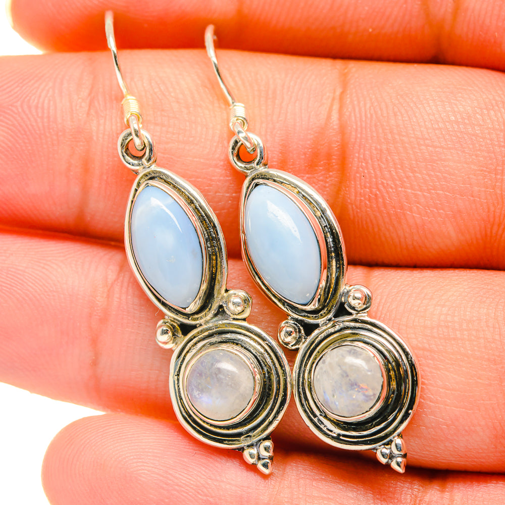Owyhee Opal Earrings handcrafted by Ana Silver Co - EARR418675