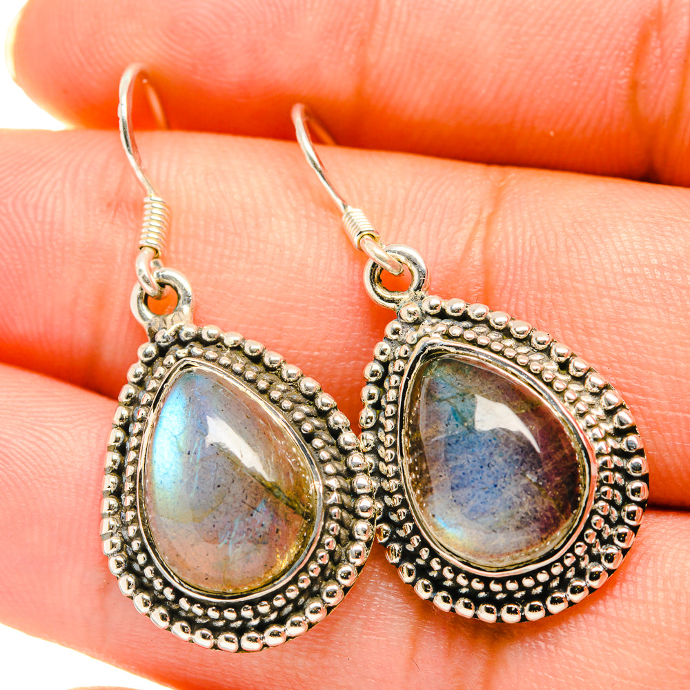 Labradorite Earrings handcrafted by Ana Silver Co - EARR418683