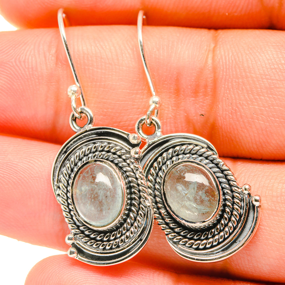 Aquamarine Earrings handcrafted by Ana Silver Co - EARR418684