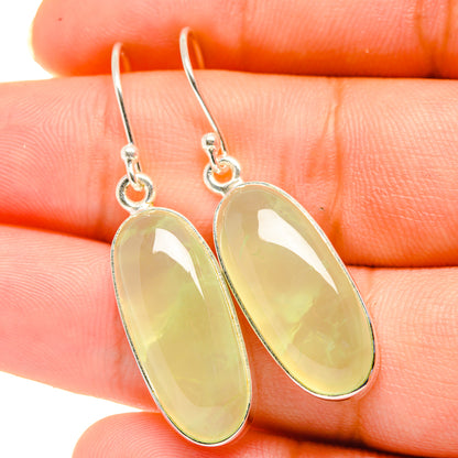 Prehnite Earrings handcrafted by Ana Silver Co - EARR418690