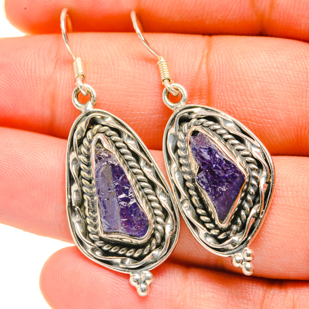 Tanzanite Earrings handcrafted by Ana Silver Co - EARR418694