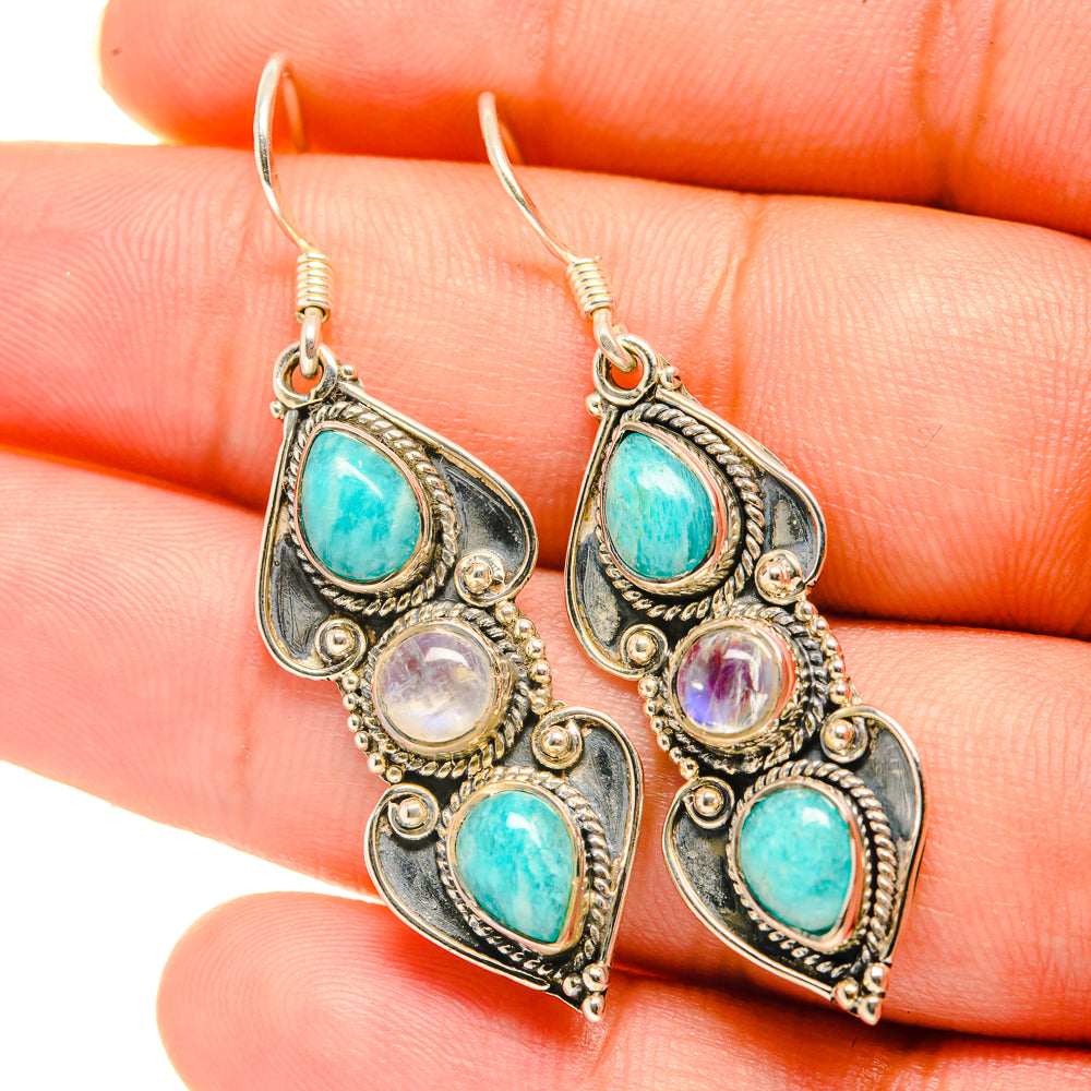 Larimar Earrings handcrafted by Ana Silver Co - EARR418698