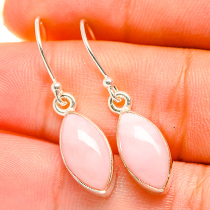 Pink Opal Earrings handcrafted by Ana Silver Co - EARR418718