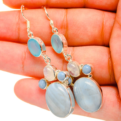 Owyhee Opal Earrings handcrafted by Ana Silver Co - EARR418733