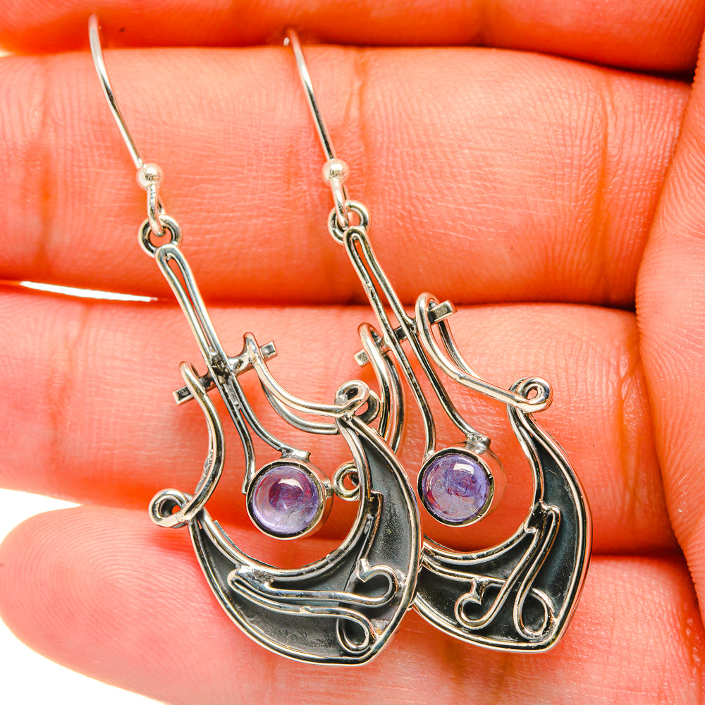 Tanzanite Earrings handcrafted by Ana Silver Co - EARR418746