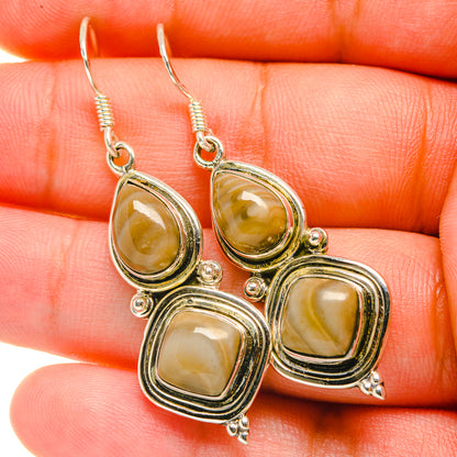 Imperial Jasper Earrings handcrafted by Ana Silver Co - EARR418760