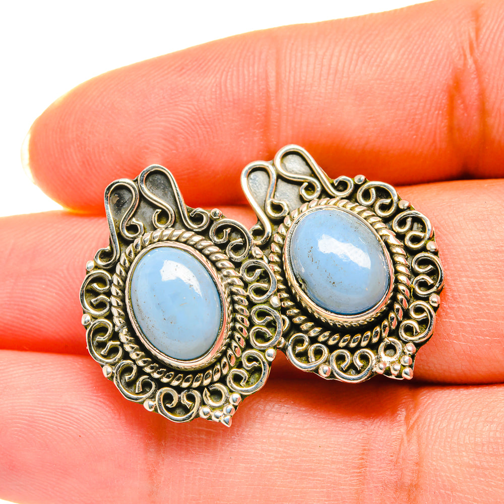 Owyhee Opal Earrings handcrafted by Ana Silver Co - EARR418763