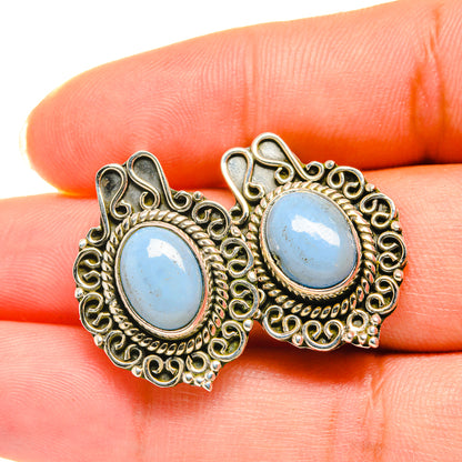 Owyhee Opal Earrings handcrafted by Ana Silver Co - EARR418763