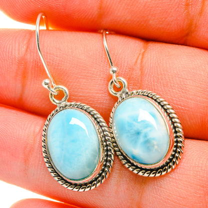 Larimar Earrings handcrafted by Ana Silver Co - EARR418769