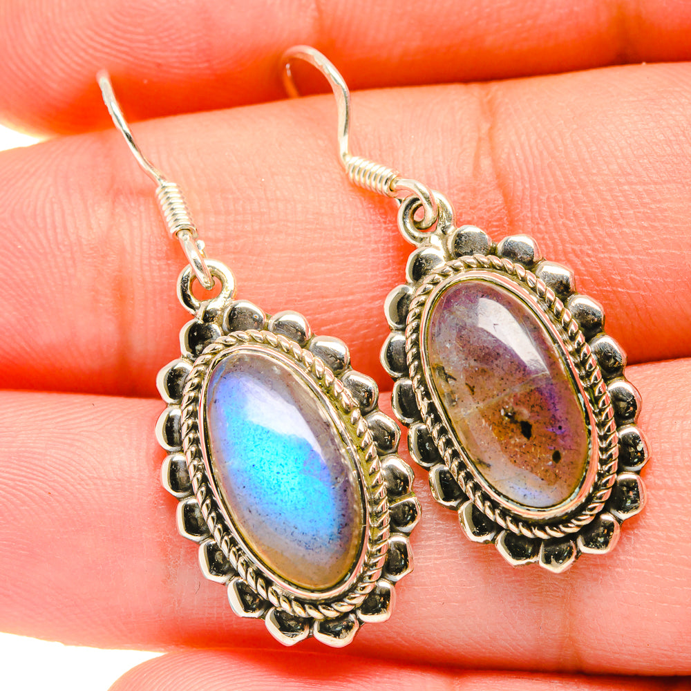 Labradorite Earrings handcrafted by Ana Silver Co - EARR418771