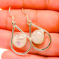 Rainbow Moonstone Earrings handcrafted by Ana Silver Co - EARR418772