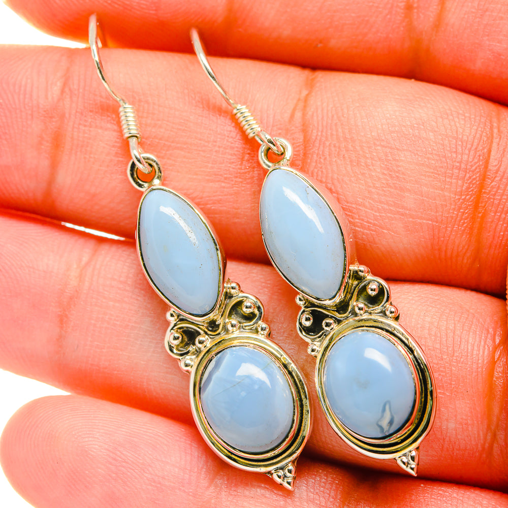 Owyhee Opal Earrings handcrafted by Ana Silver Co - EARR418774