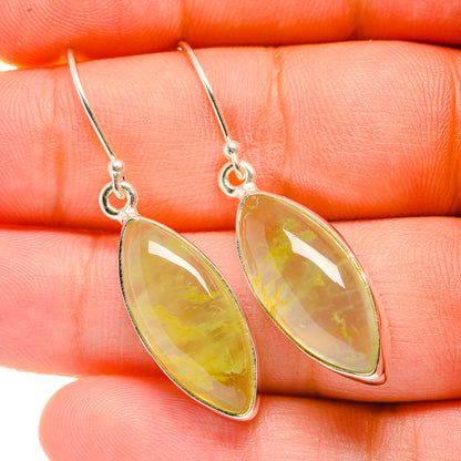 Prehnite Earrings handcrafted by Ana Silver Co - EARR418790