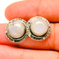 Rainbow Moonstone Earrings handcrafted by Ana Silver Co - EARR418823