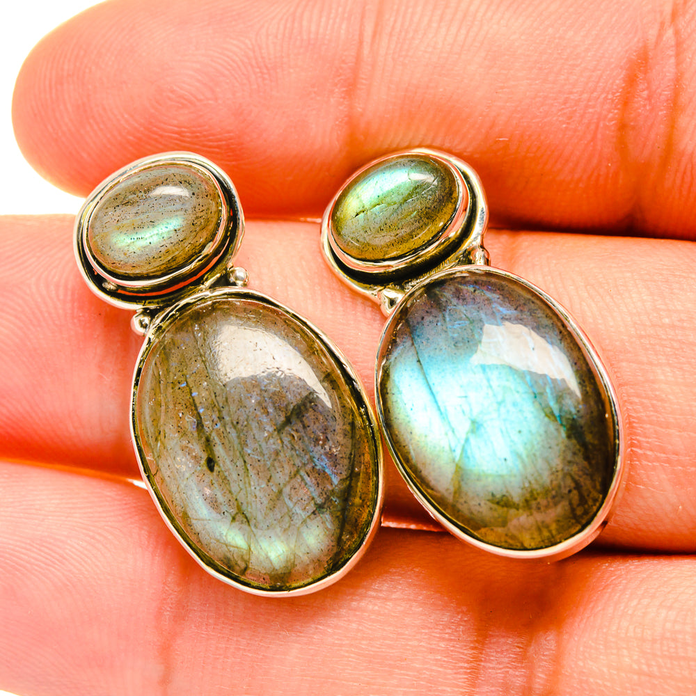Labradorite Earrings handcrafted by Ana Silver Co - EARR418825
