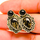 Pyrite In Black Onyx Earrings handcrafted by Ana Silver Co - EARR418833