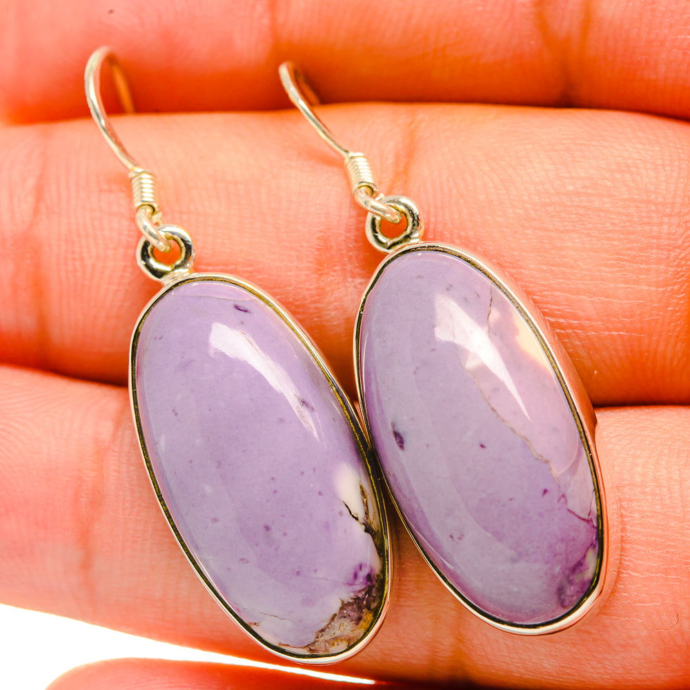 Phosphosiderite Earrings handcrafted by Ana Silver Co - EARR418838