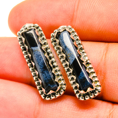 Pietersite Earrings handcrafted by Ana Silver Co - EARR418840