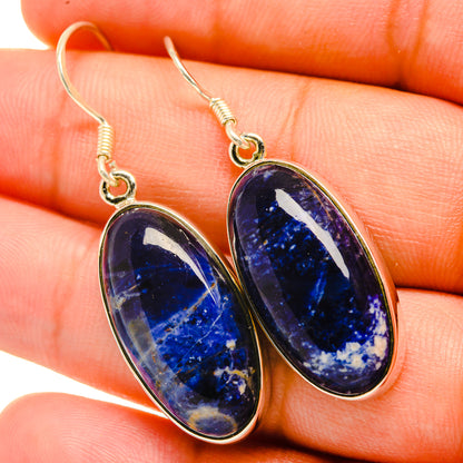 Sodalite Earrings handcrafted by Ana Silver Co - EARR418847