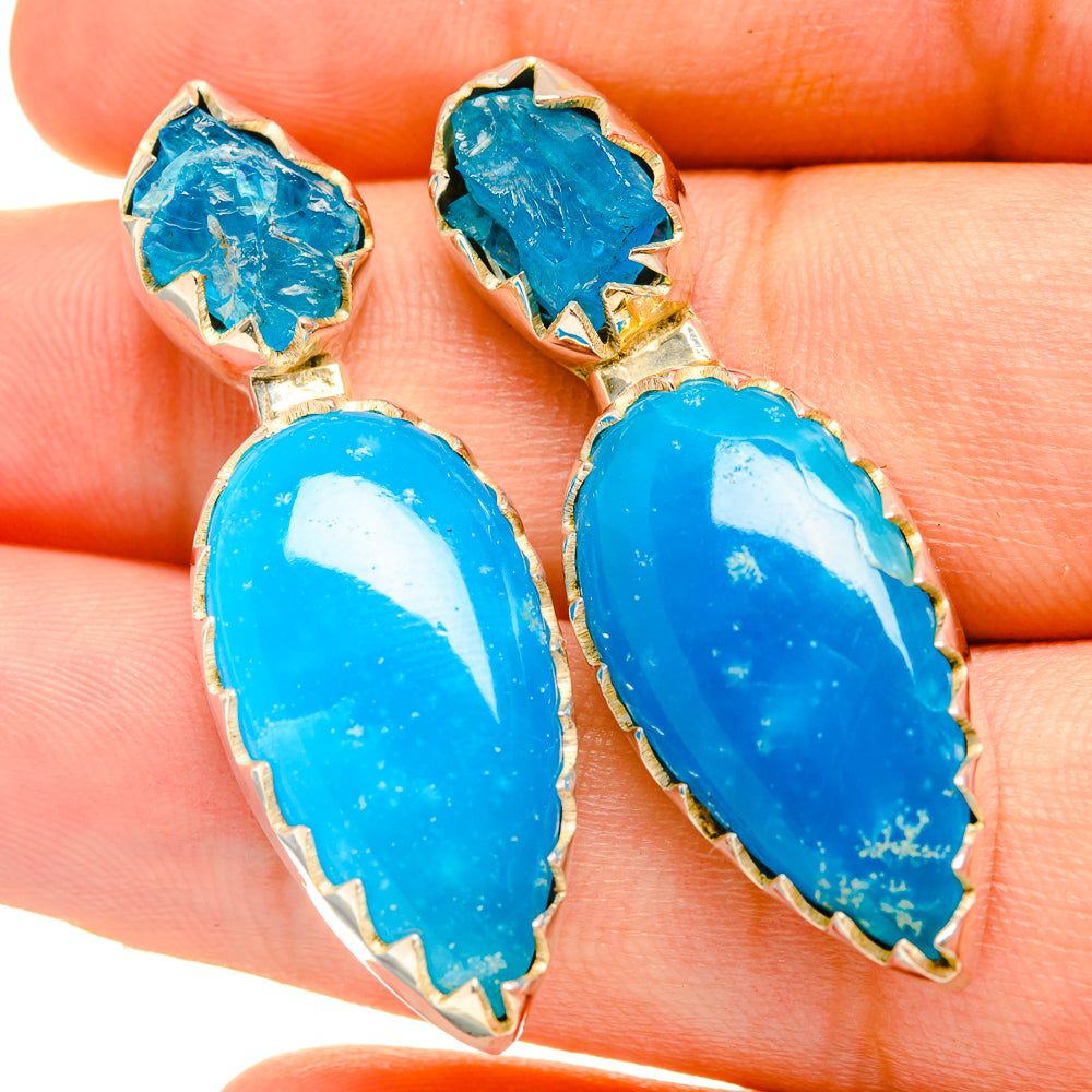 Smithsonite Earrings handcrafted by Ana Silver Co - EARR418861