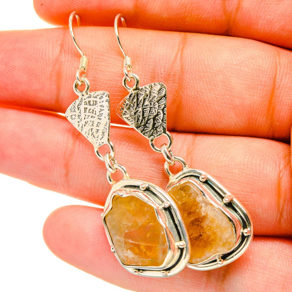 Citrine Earrings handcrafted by Ana Silver Co - EARR418872