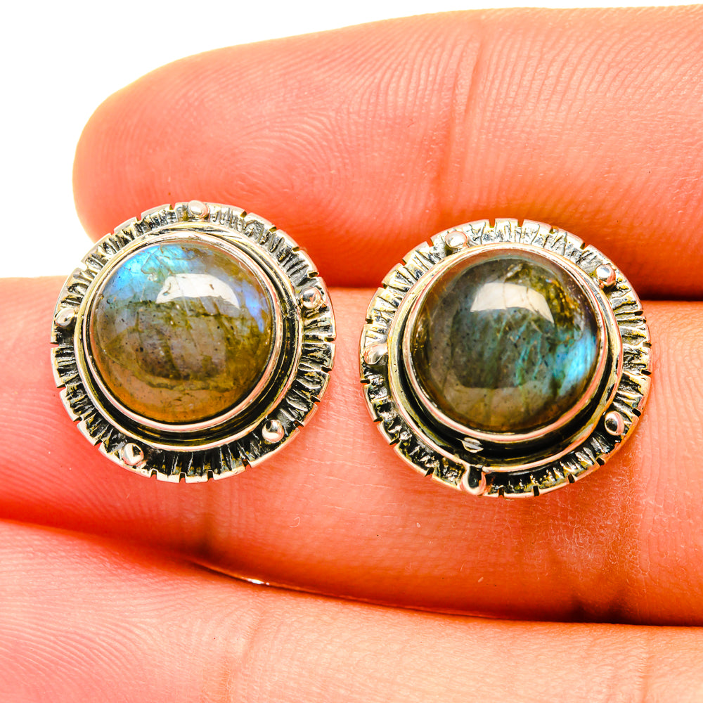 Labradorite Earrings handcrafted by Ana Silver Co - EARR418887