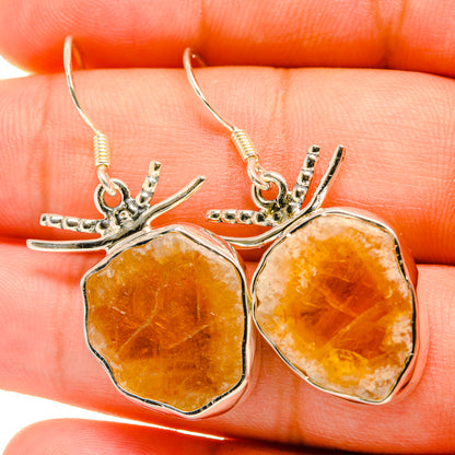 Citrine Earrings handcrafted by Ana Silver Co - EARR418905