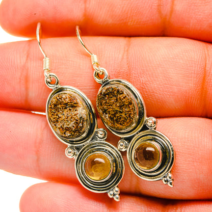 Astrophyllite Earrings handcrafted by Ana Silver Co - EARR418908