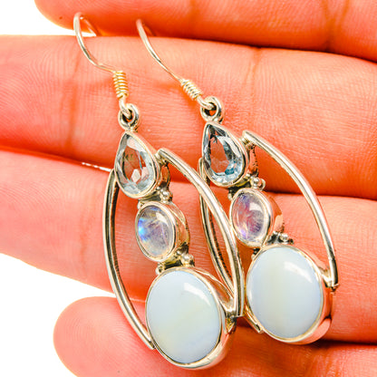 Owyhee Opal Earrings handcrafted by Ana Silver Co - EARR418909