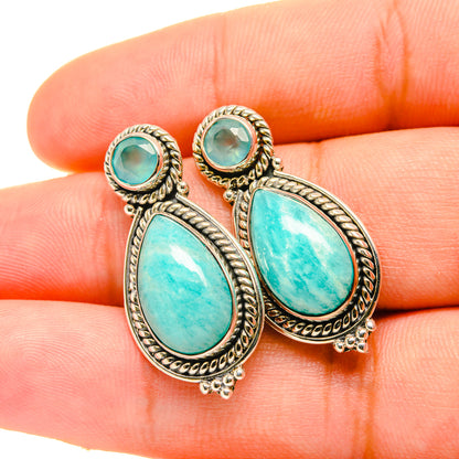 Larimar Earrings handcrafted by Ana Silver Co - EARR418916