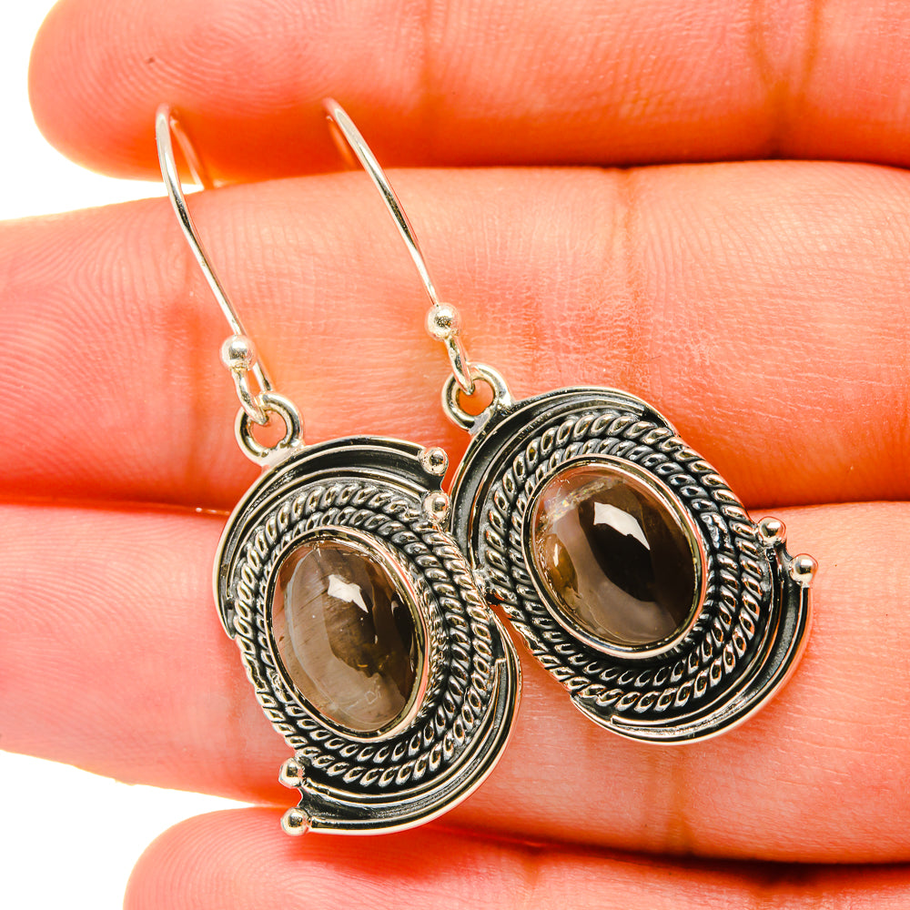 Sunstone Earrings handcrafted by Ana Silver Co - EARR418917