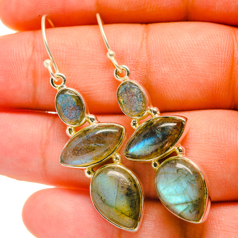 Labradorite Earrings handcrafted by Ana Silver Co - EARR418919
