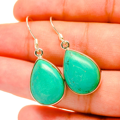 Arizona Turquoise Earrings handcrafted by Ana Silver Co - EARR418937