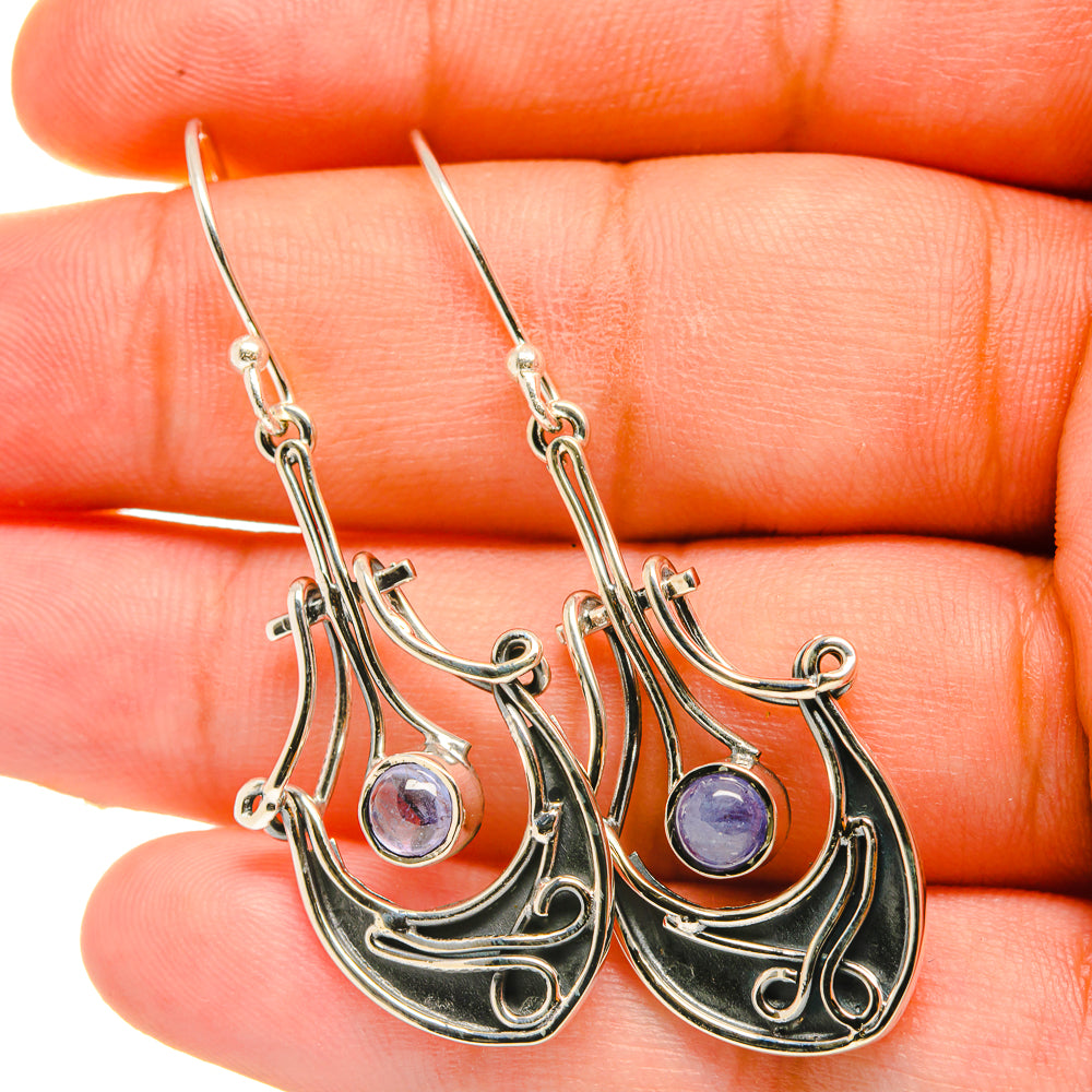 Tanzanite Earrings handcrafted by Ana Silver Co - EARR418945