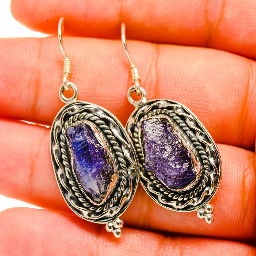 Tanzanite Earrings handcrafted by Ana Silver Co - EARR418960