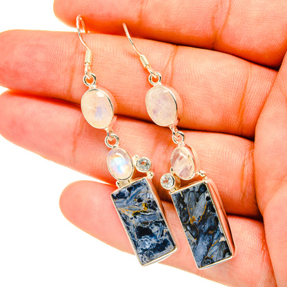 Pietersite Earrings handcrafted by Ana Silver Co - EARR418970